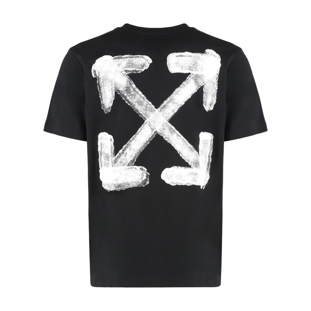 Off-White Spary Arrow Slim Short Sleeve T-Shirt 'Black' 44MAA027G5J00I1001