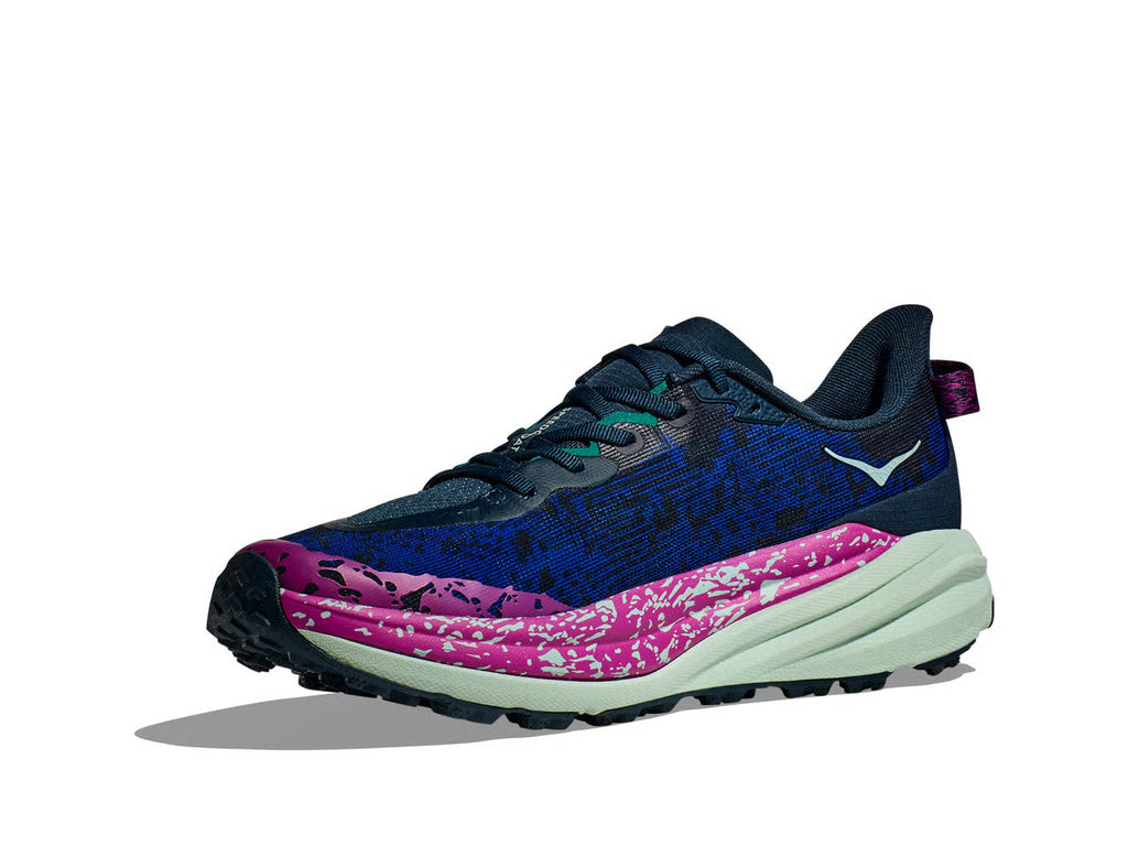 HOKA Speedgoat 6 – Navy, Magenta & Light Grey