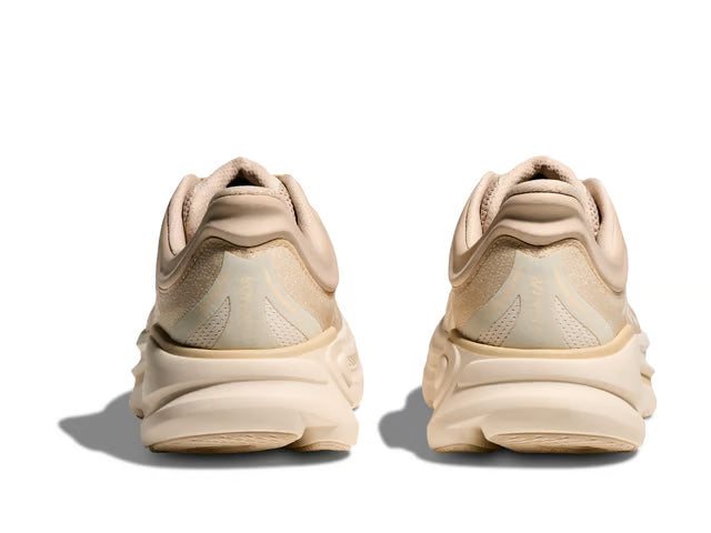 HOKA Bondi 9 Running Shoe – Beige & Cream