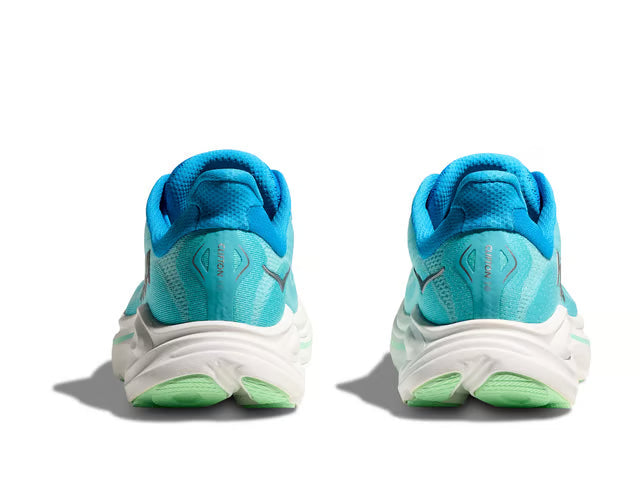 HOKA Clifton 10 – Aqua, Blue & White