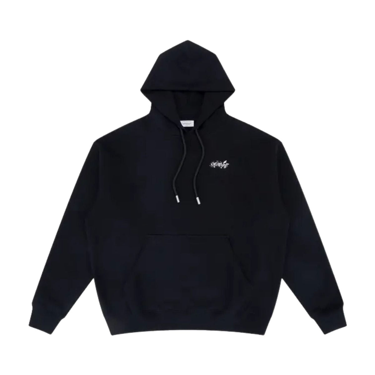 Off-White Paint Splatter Arrow Diag French Terry Hoodie 'Black' 44OWOS26K062-001