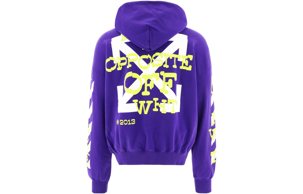 Off-White Opposite Arrow Cotton Sweatshirt  OMBB110S23FLE0023750