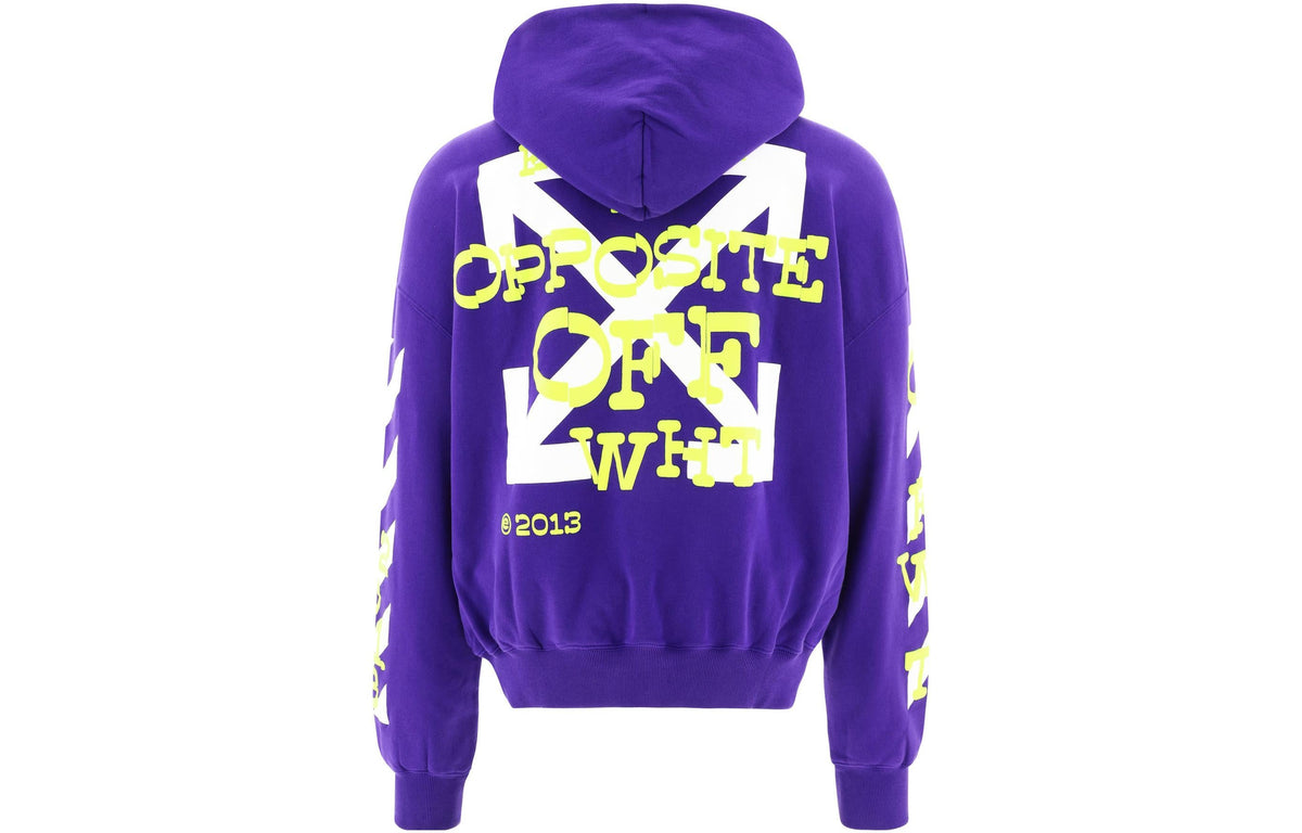 Off-White Opposite Arrow Cotton Sweatshirt  OMBB110S23FLE0023750