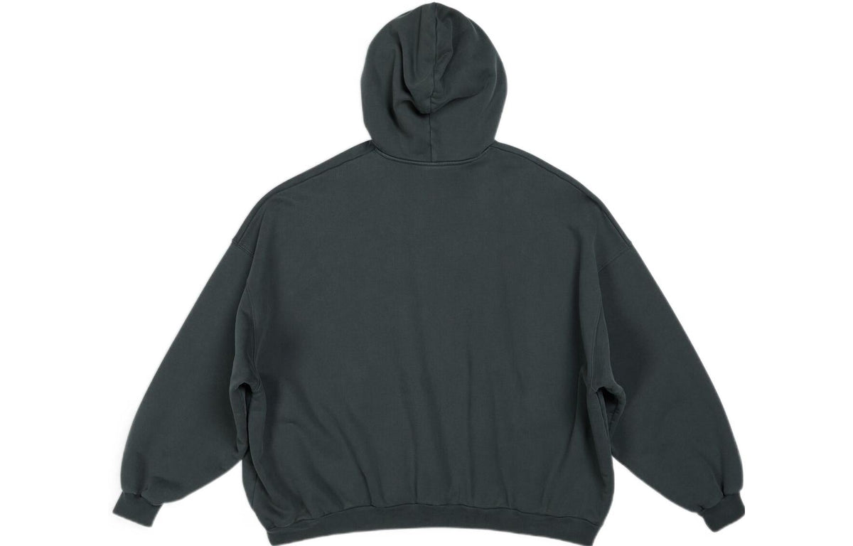 Balenciaga x adidas Logo Oversized Hoodie 'Green White' 712396TNVA93775