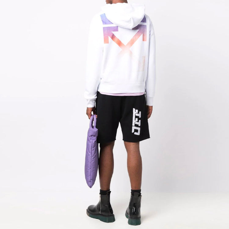 Off-White FW21 Arrow Pattern Long Sleeves Version White OMBB034F21FLE0020184