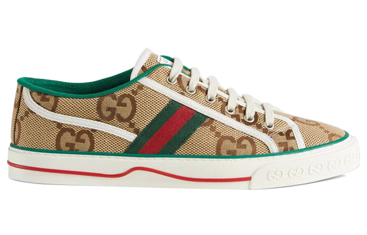 Gucci Tennis 1977 Shoes 'Beige Red Green' 677651-UKO70-2584