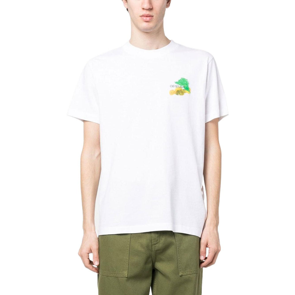 Off-White SS23 Brush Arr Over Skate Tee OMAA027S23JER0040184