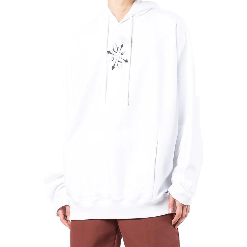 Off-White Arrows Logo-Print Hoodie OMBB091S22FLE00301100110