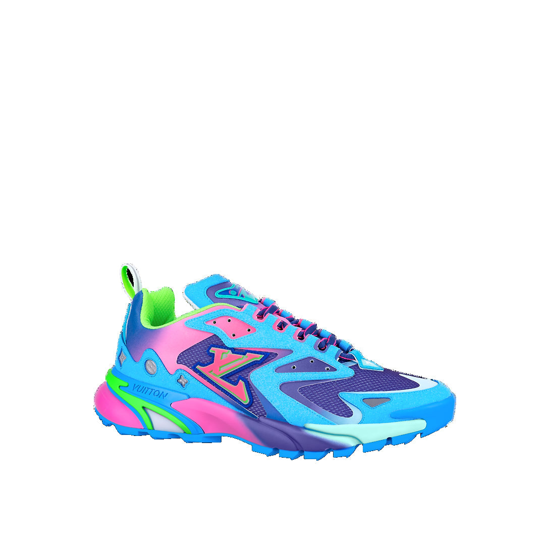 LOUIS VUITTON LV Runner Tatic Sneakers 'Blue Pink Green' 1A9UOL