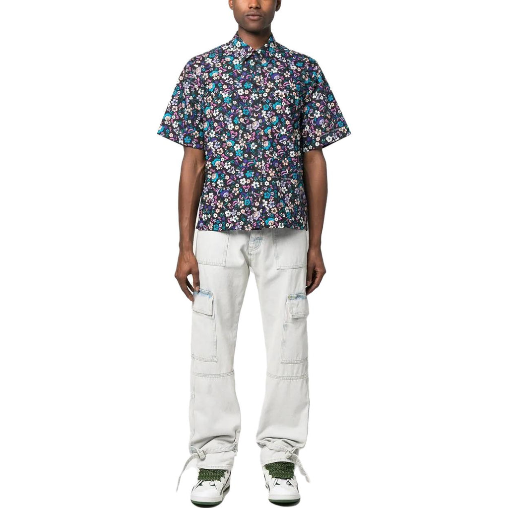 Off-White SS23 Flowers Summer Cotton Shirt OMGG002S23FAB0018400