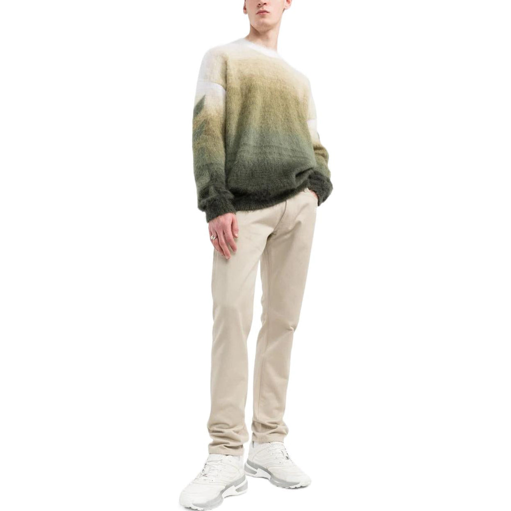 Off-White Logo-Print Straight-Leg Jeans OMYA102F21DEN0061701