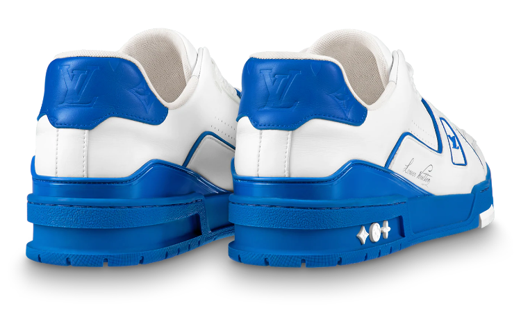 LOUIS VUITTON LV Trainers 'White with Blue' 1AAGZ6