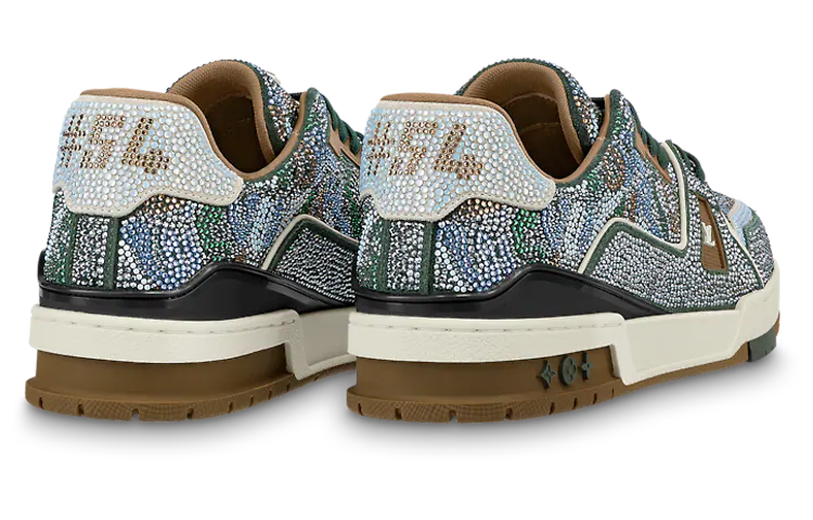 LOUIS VUITTON Trainers 'Grey Crystals' 1AARH6
