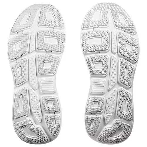 HOKA Bondi 9 Running Shoe – White, Blue & Red