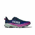 HOKA Speedgoat 6 – Navy, Magenta & Light Grey