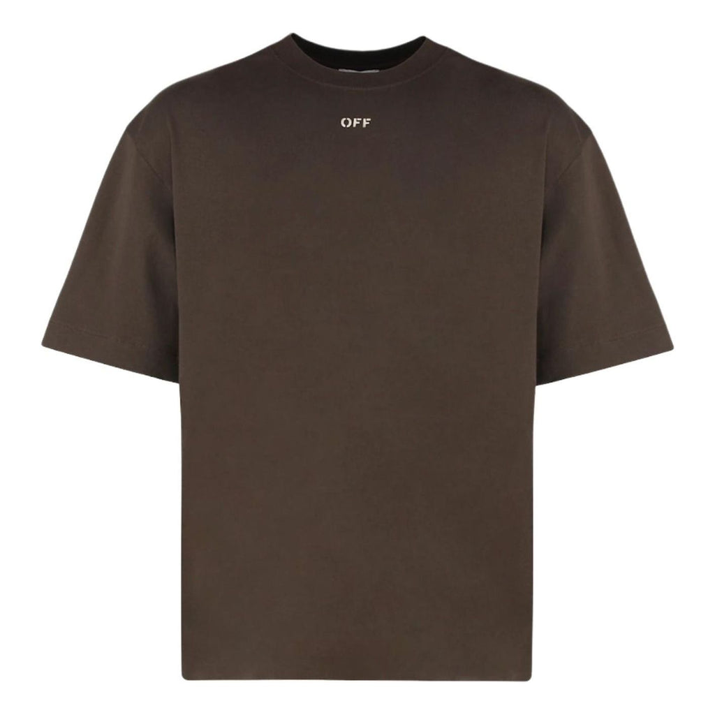 Off-White Martyrdom Arrow Skate Short Sleeve T-Shirt 'Brown' 44MAA120G5J00I-6E61