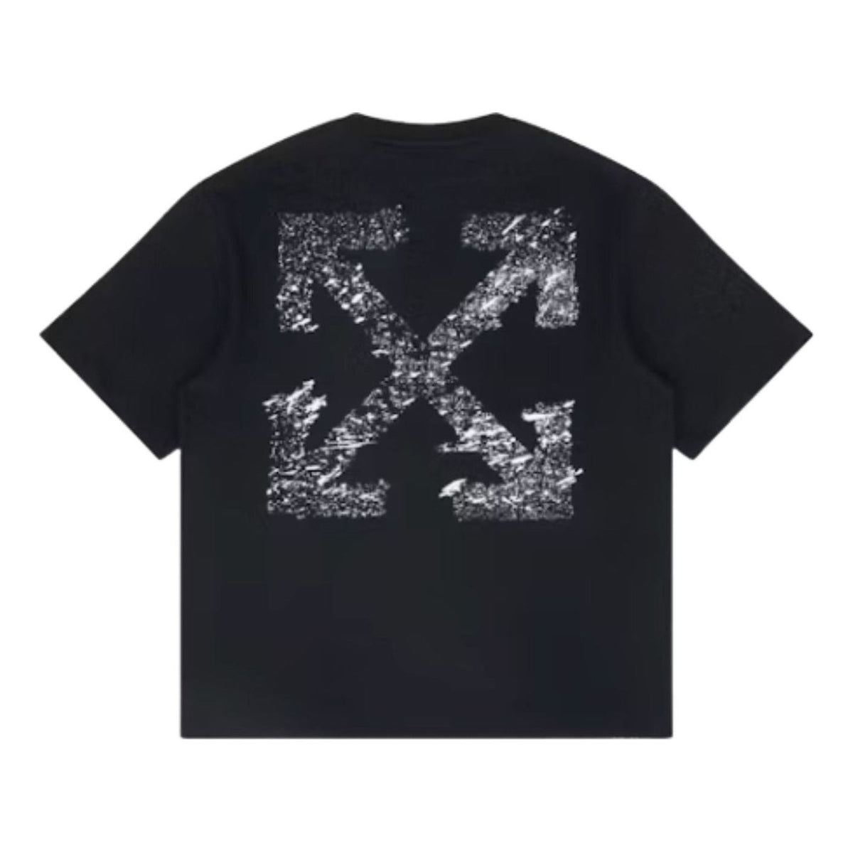 Off-White Paint Splatter Arrow Diag Fit T-Shirt 'Black' 44OWOS26T064001