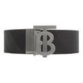 Burberry 26 Reversible Check TB Belt 'Charcoal Graphite' 80653391