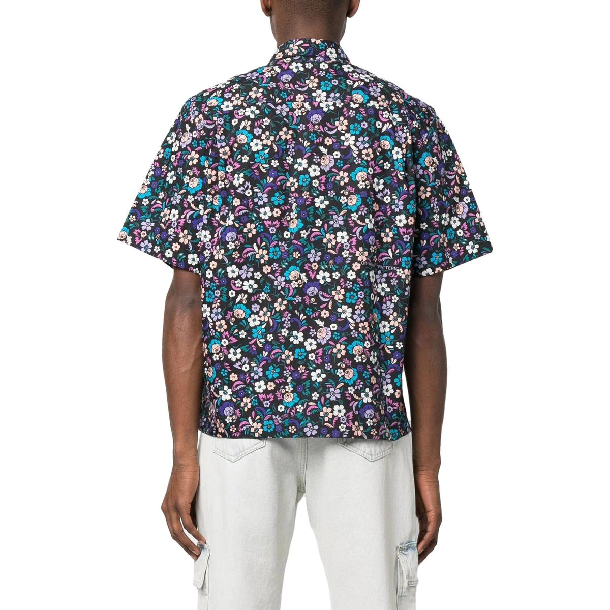 Off-White SS23 Flowers Summer Cotton Shirt OMGG002S23FAB0018400