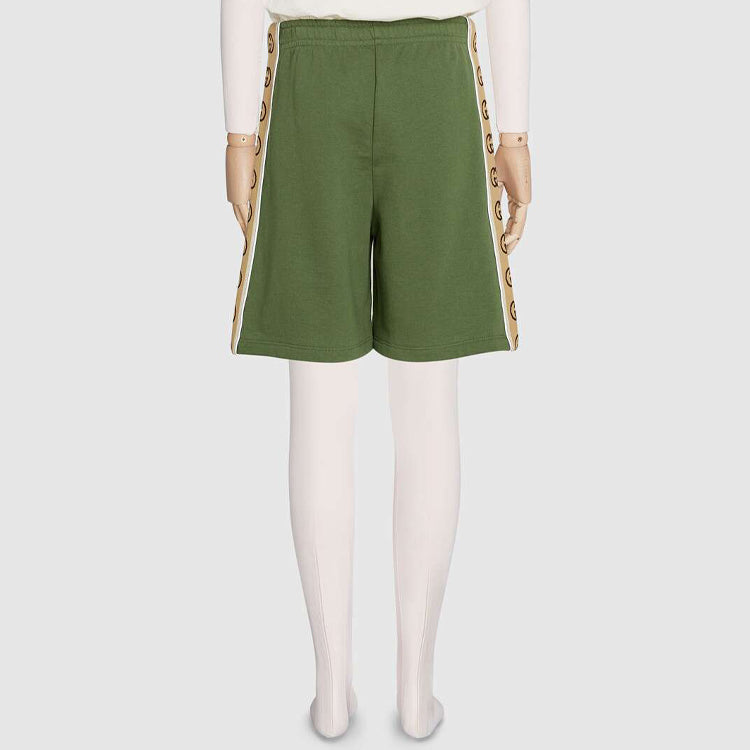 Gucci Knitted Cotton Shorts For Men Green 630715-XJBUW-3806