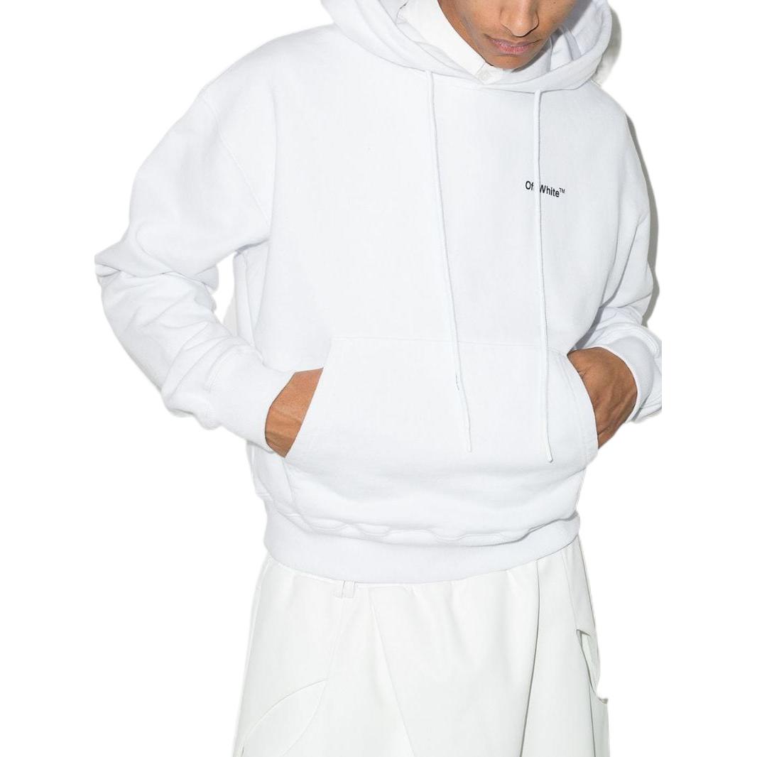 Men's Off-White SS22 Solid Color Short Casual Long Sleeves Version White OMBB037C99FLE0030110WHITE