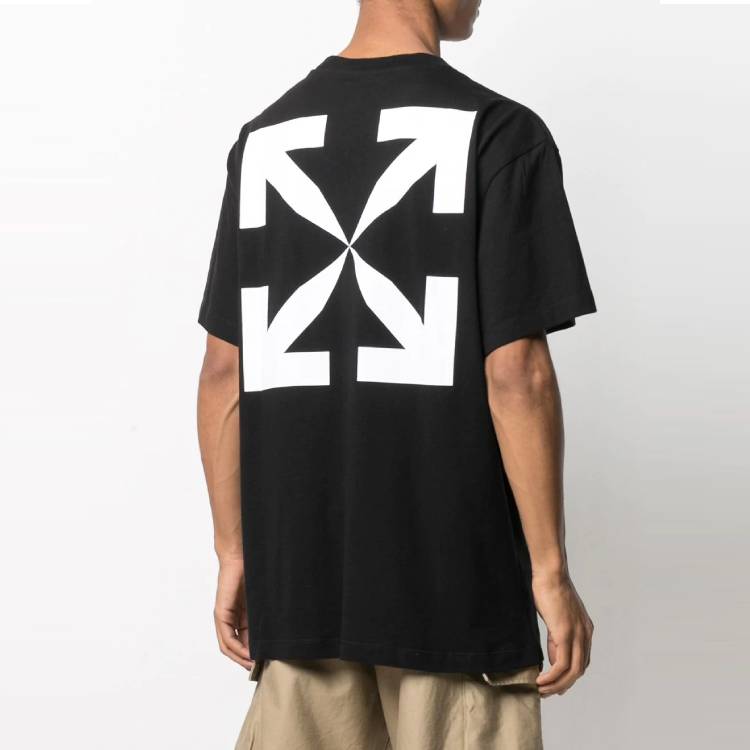 Off-White Unisex SS21 Mona Lisa Printing Black OMAA038R21JER0011001