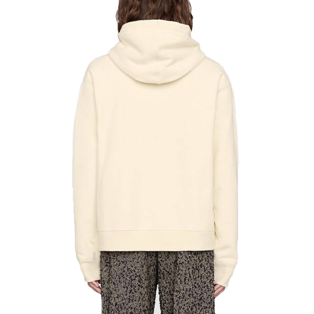 Gucci x Disney Mickey Minnie Printed Logo Hooded Long-Sleeved Sweater For Men Beige 604218-XJB7A-9901