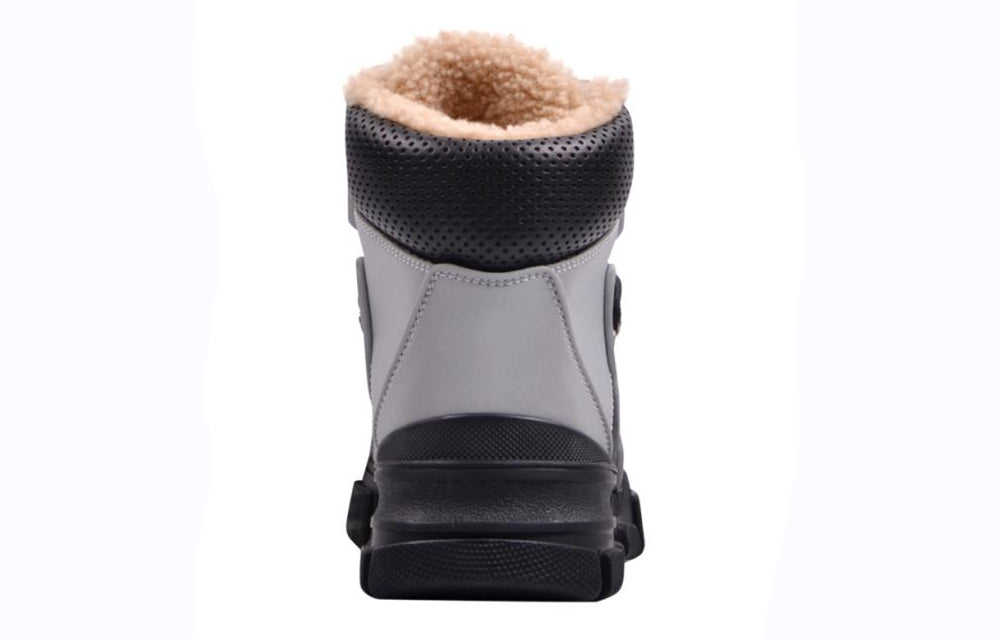 Gucci Flashtrek High-top With Wool 'Silver Black' 548761-9Y040-8169