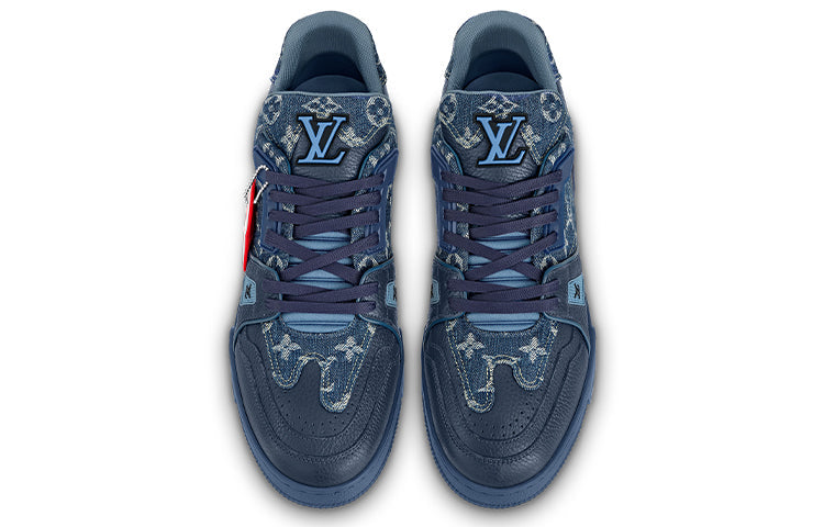 LOUIS VUITTON x Nigo LV Trainers 'Blue Denim' 1A9IQ1