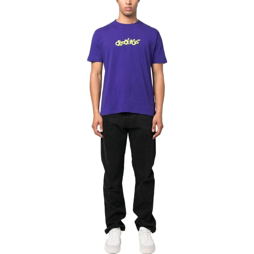 Off-White Opposite Arrow Slim T-Shirt 'Purple' OMAA027S23JER0063750