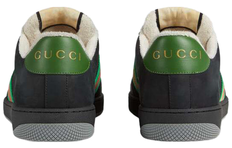 Gucci Screener Suede 'Black Green' 576223-9PYQ0-1098