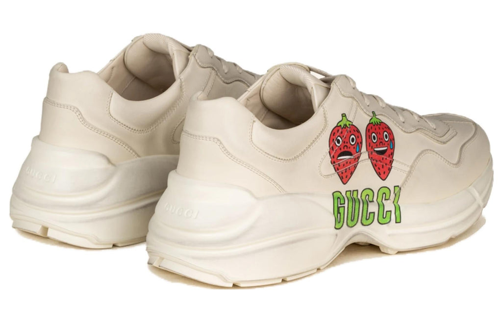 Gucci Rhyton GG Apple Sneakers 'Cream White Red' 699292-DRW00-9522