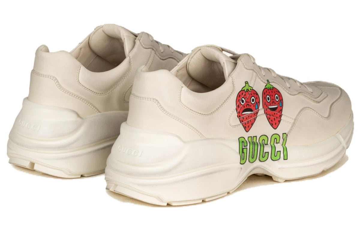 Gucci Rhyton GG Apple Sneakers 'Cream White Red' 699292-DRW00-9522