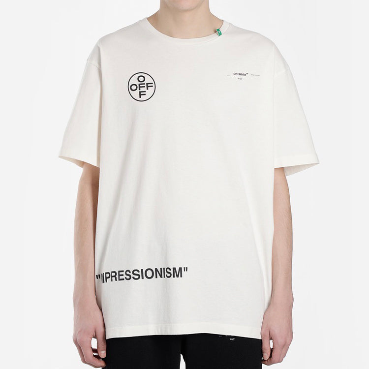 Off-White Stencil Logo T-Shirt 'White' OMAA038R191850150228