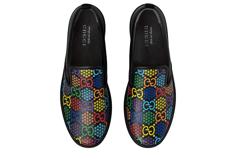 Gucci GG Supreme Slip-On 'Psychedelic - Black' 610080-H2010-1101