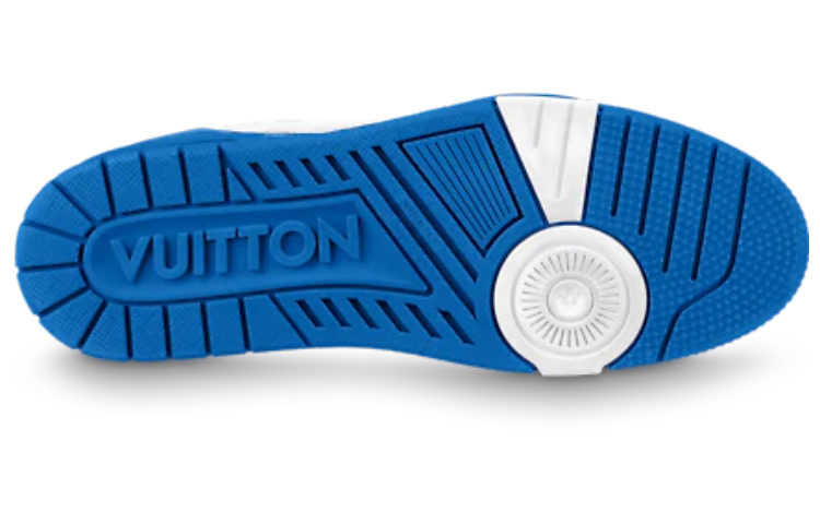 LOUIS VUITTON LV Trainers 'White with Blue' 1AAGZ6