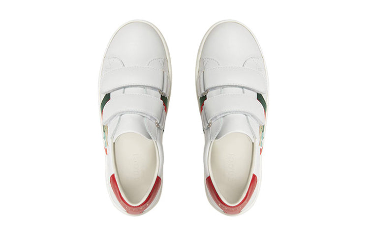 Gucci Ace Cat Embroidered Sneakers 'White Red' 665430-CPWB0-9082