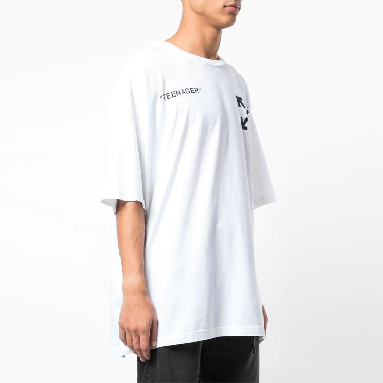 Off-White SS19 Teenager Back Oversize Mens Logo OMAA066S191850350188