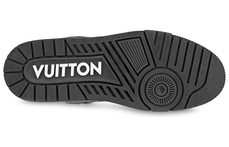 LOUIS VUITTON Trainer Sneakers 'Black Monogram' 1AARER