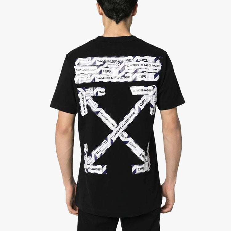 Off-White SS20 Back Arrows Sketch Short Sleeve Mens Logo Normal Fit OMAA027S201850031088