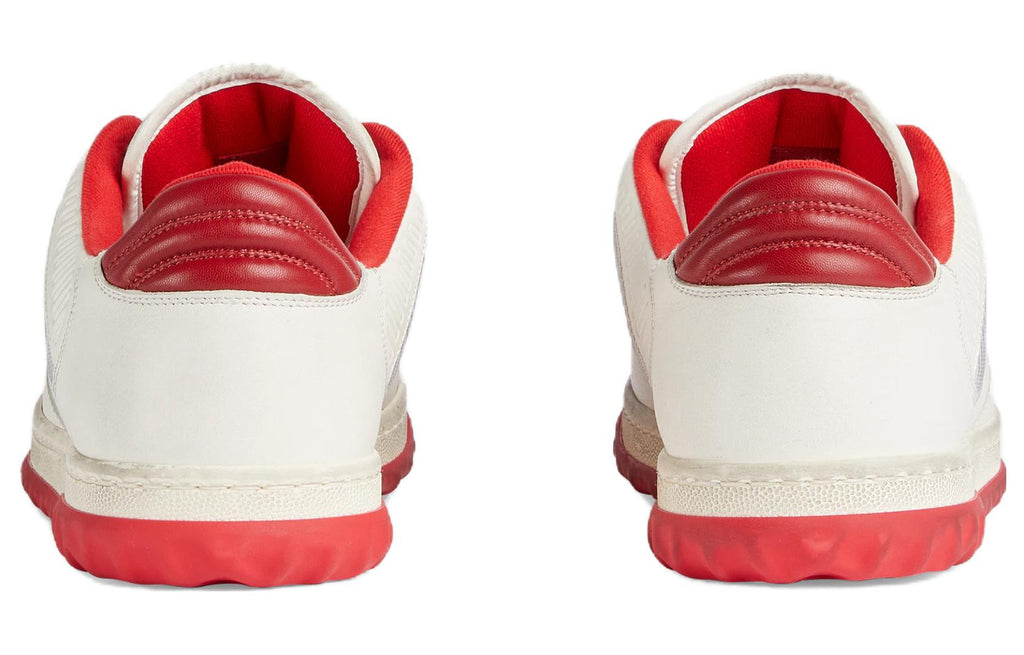 Gucci Mac80 Embroidered Sneakers 'White Red' 749896-AAB79-9150