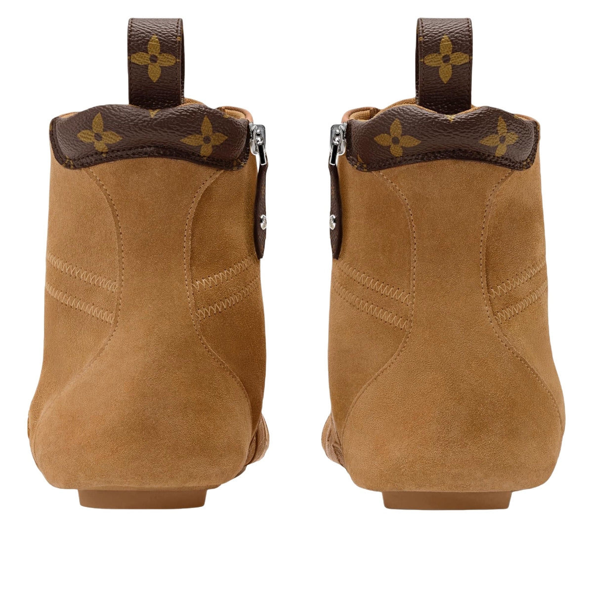 LOUIS VUITTON Sneakerina Ankle Boot 'Cognac Brown' 1AK5K1