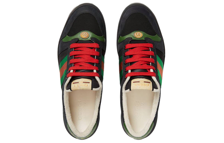Gucci Screener Suede 'Black Green' 576223-9PYQ0-1098