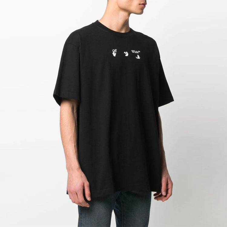Off-White Marker Over Tee 'Black/White' OMAA038S21JER0031010