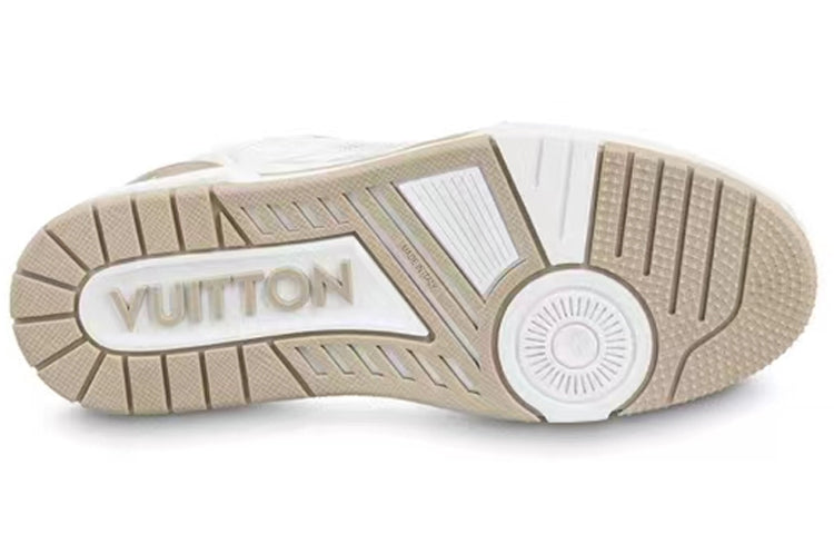 LOUIS VUITTON LV Trainer 'White Beige Velcro' 1A9ZC2