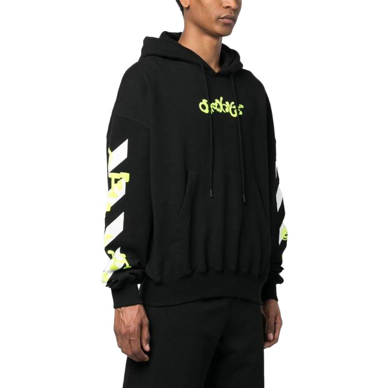 Off-White Diag Arrows-Logo Hoodie OMBB110S23FLE0021050