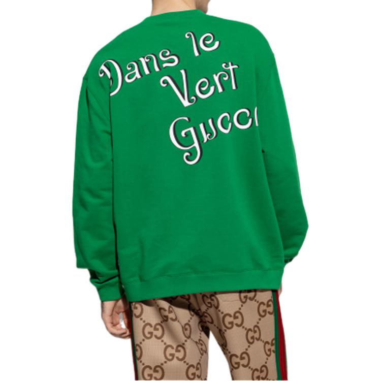 Gucci Crewneck Sweatshirt 'Green' 726466-XJE54-3868