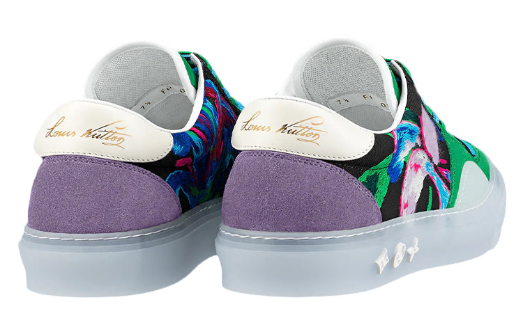 LOUIS VUITTON Ollie Sneakers 'Green Paint Style' 1A9JIZ