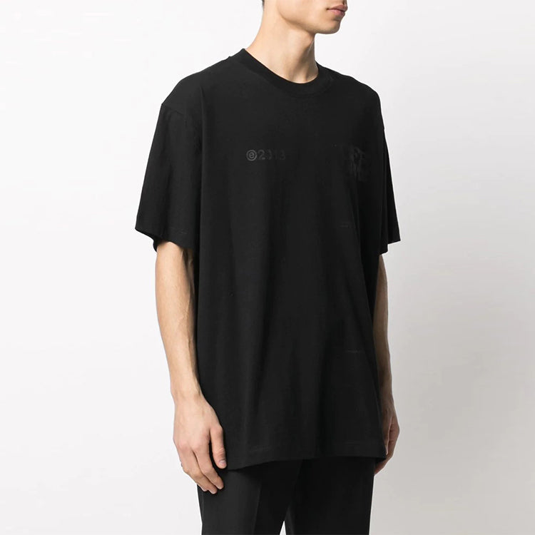 Off-White Men's SS21 Tech Marker Logo Black OMAA038S21JER0081010