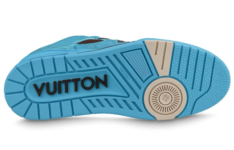 LOUIS VUITTON Skate Sneakers 'Blue Brown' 1ABMID